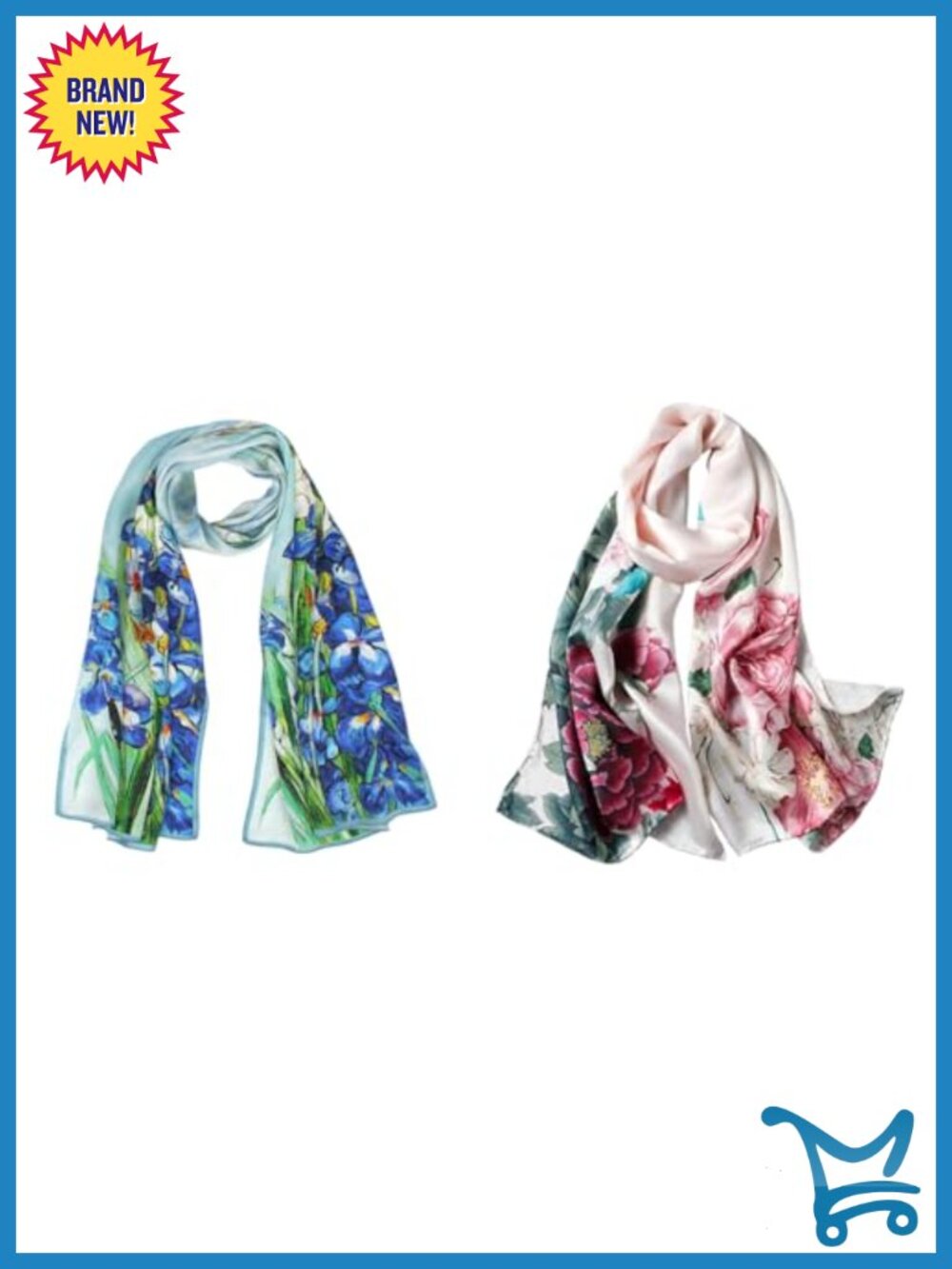 100% Mulberry Silk Long Scarf for Women Large Shawls Headscarf Neck Oblong Hair